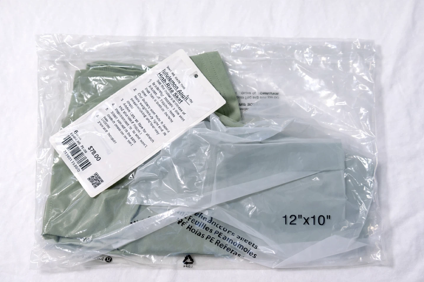 Lululemon Align Mini Flared Skirt - Size 6 - Fog Green 💚 - photo 3