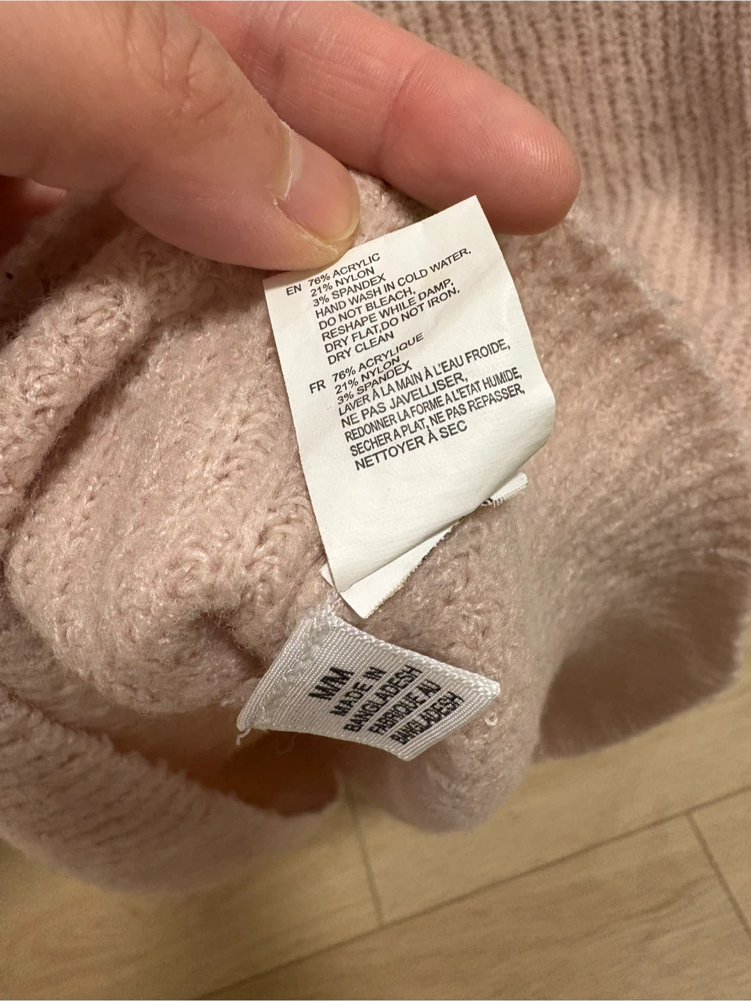 Medium Free Womens Pink Knit winter soft 🏆Sweater - photo 3