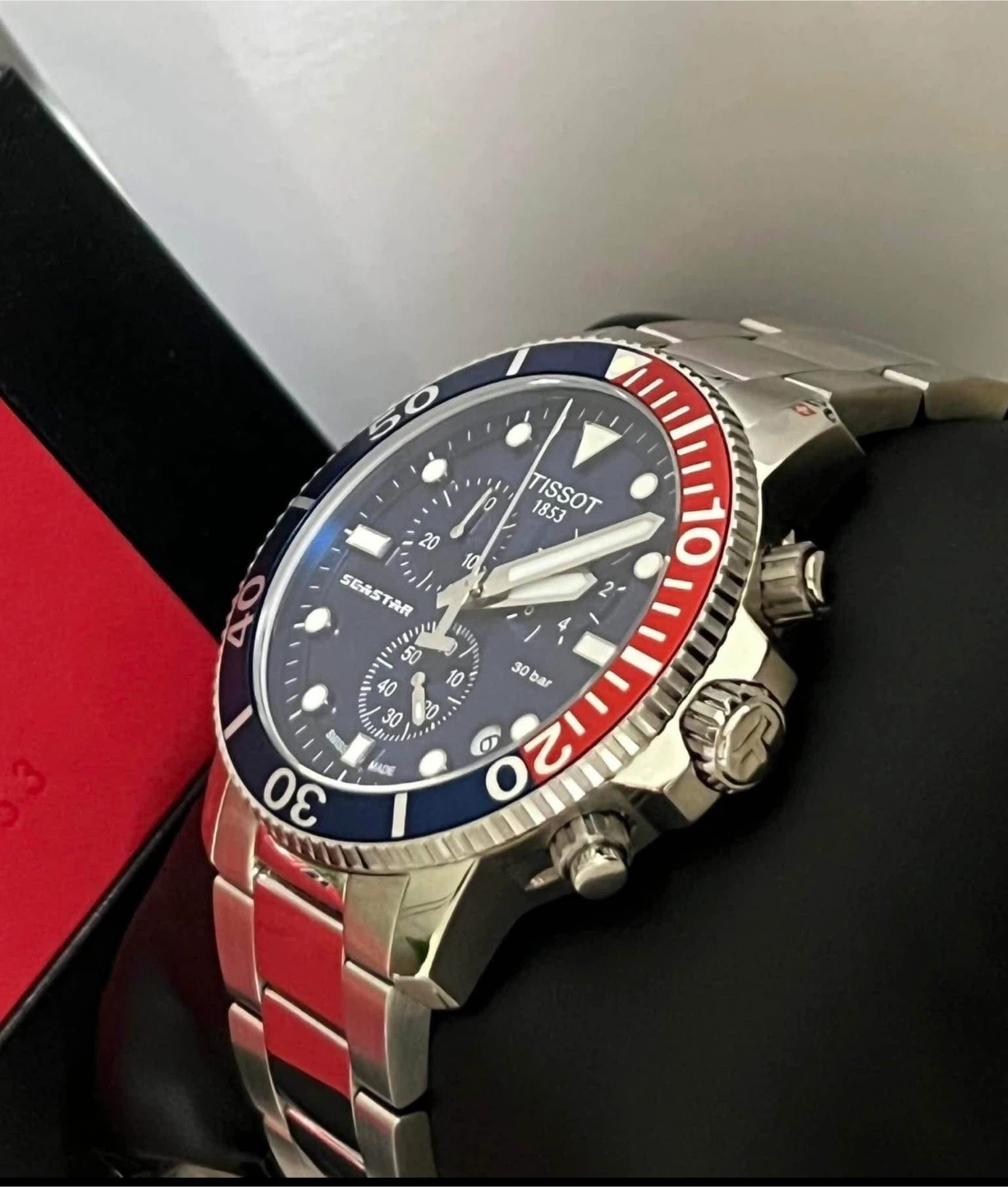 Brand New, authentic Tissot Men’s Seastar Chronograph Watch - photo 4