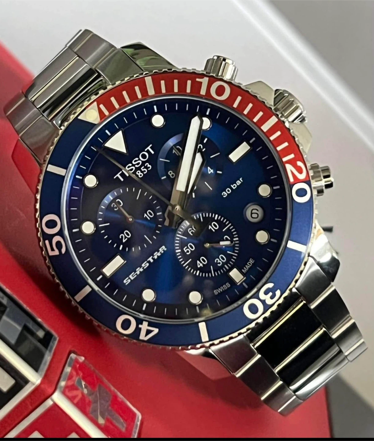 Brand New, authentic Tissot Men’s Seastar Chronograph Watch - photo 5