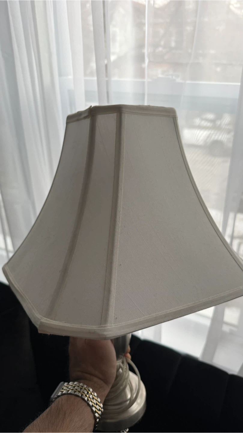 Table Lamp with White Shade - photo 2