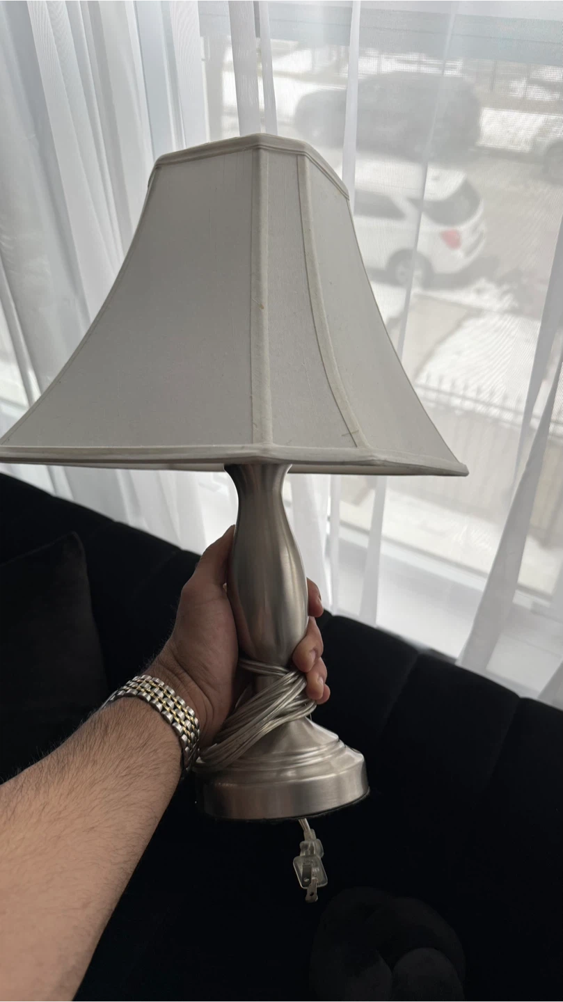 Table Lamp with White Shade - photo 3