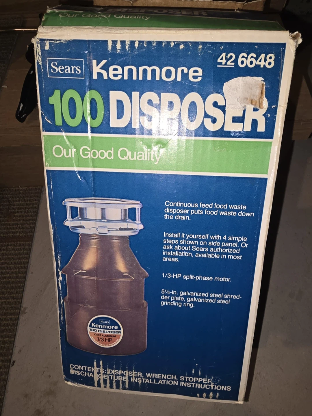 Kenmore 100 Disposer