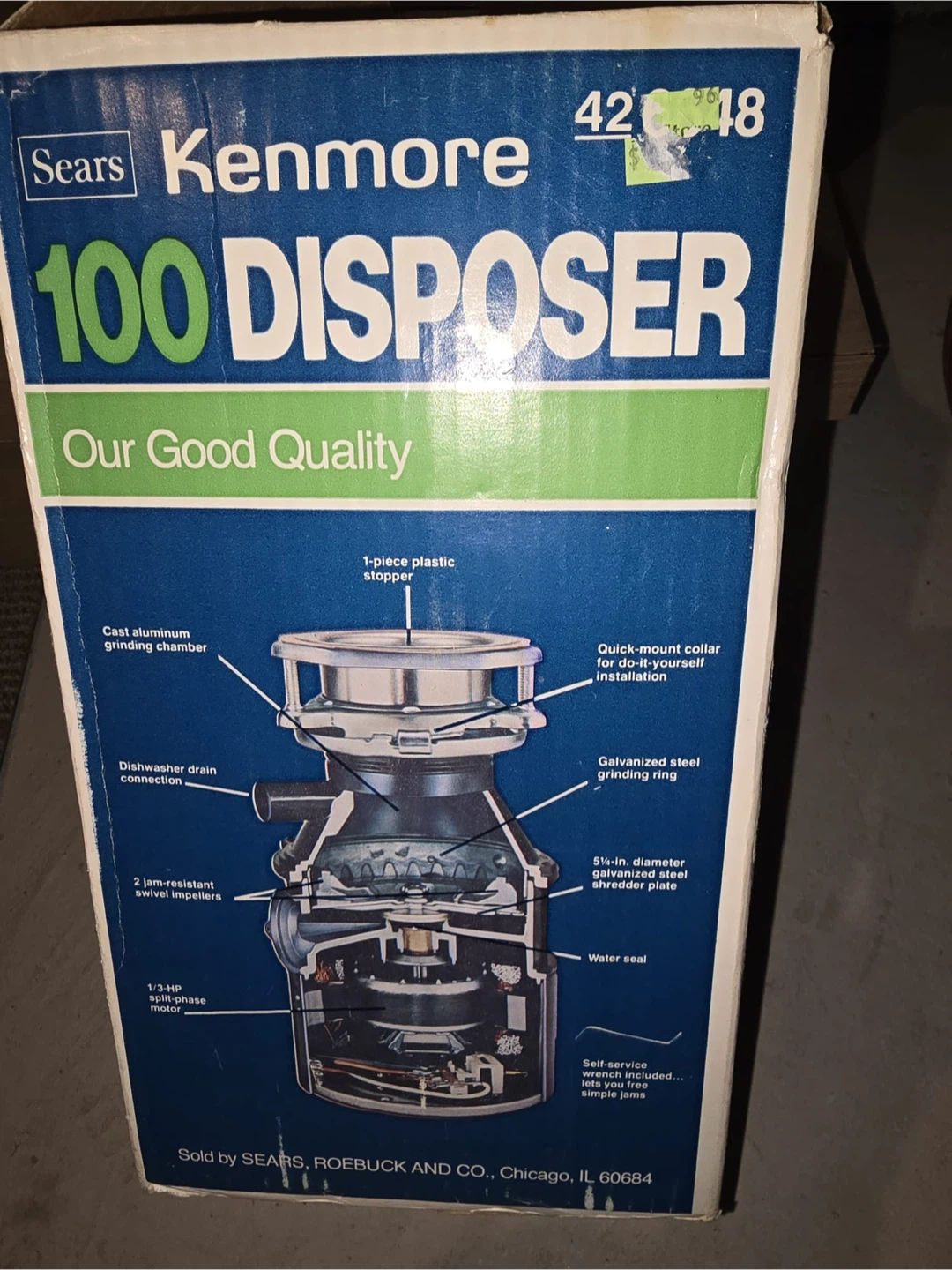 Kenmore 100 Disposer - photo 2
