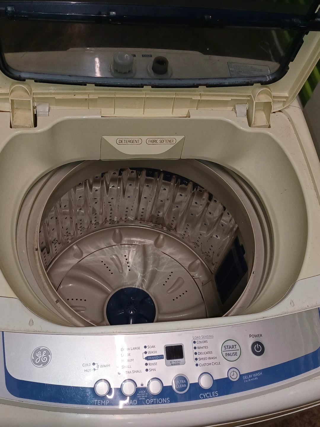 GE Top Load Washing Machine - photo 2