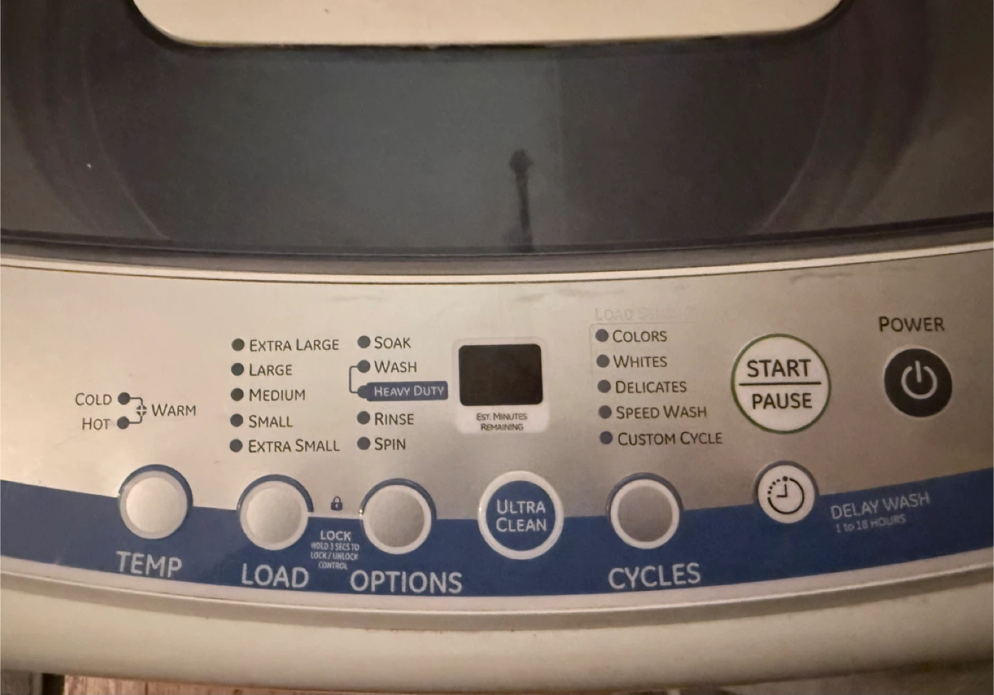 GE Top Load Washing Machine - photo 3