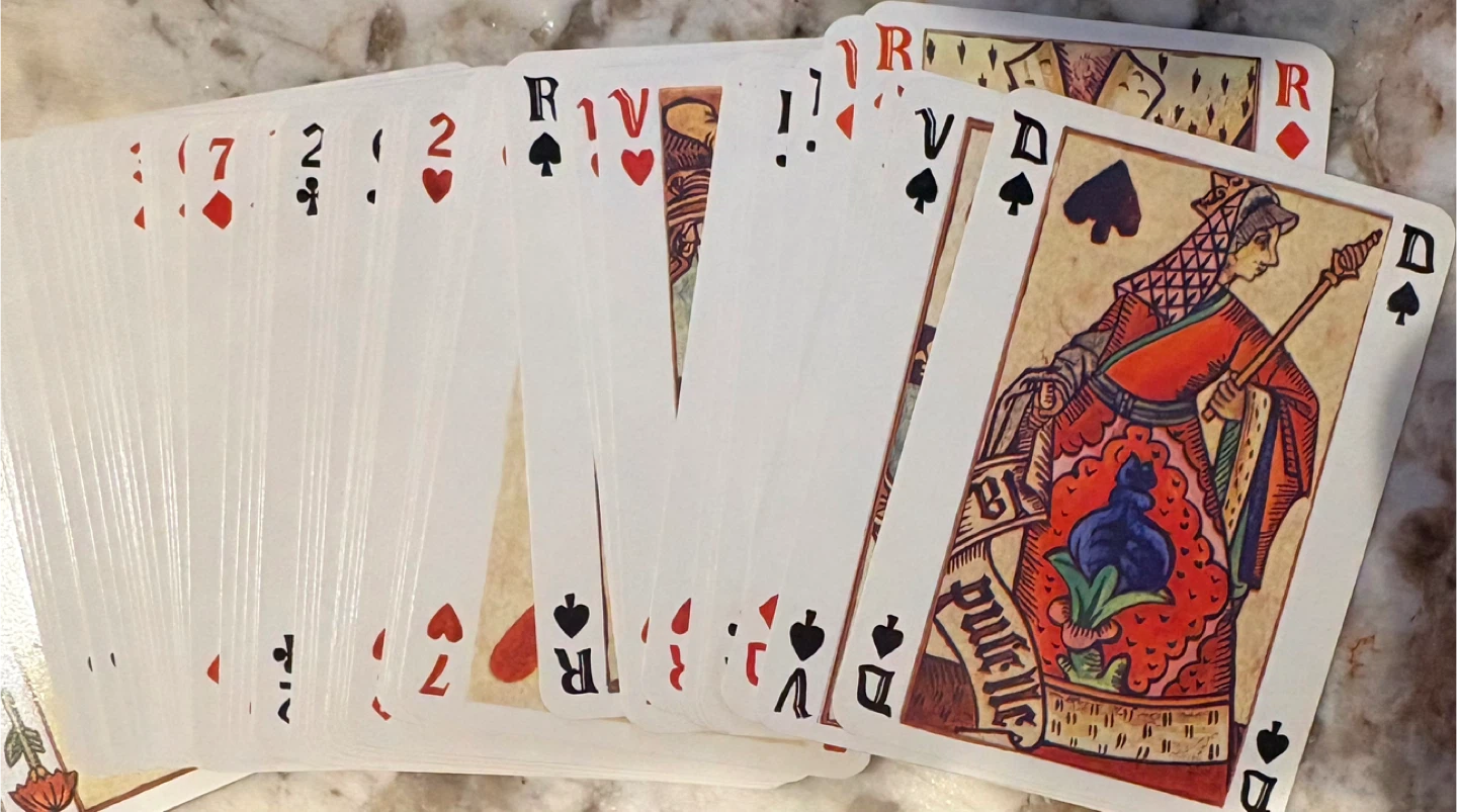 Jeu de la Pucelle 15th Century Playing Cards - photo 2
