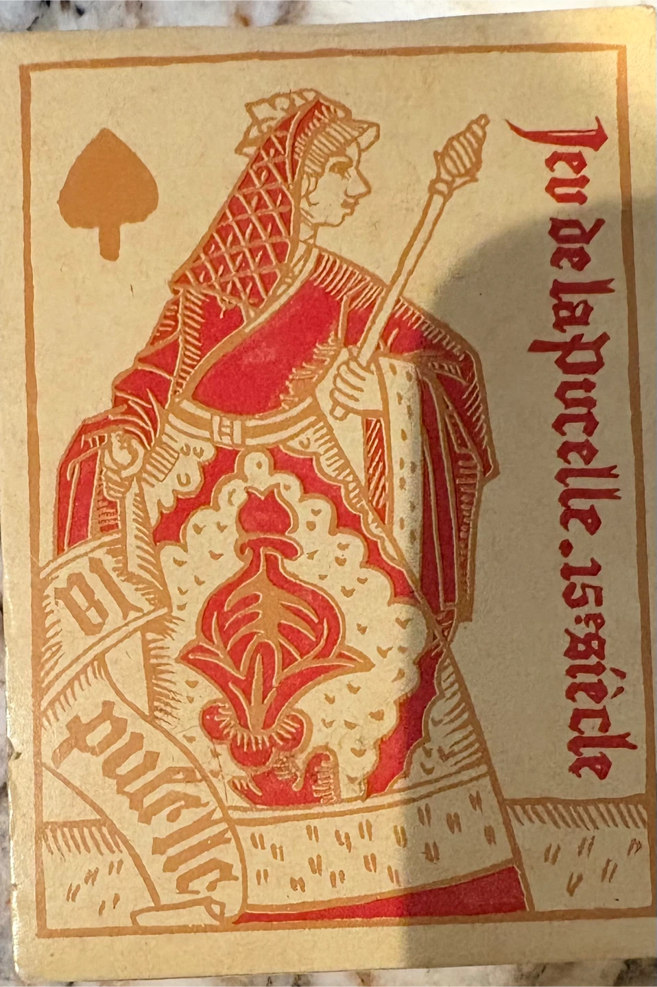 Jeu de la Pucelle 15th Century Playing Cards