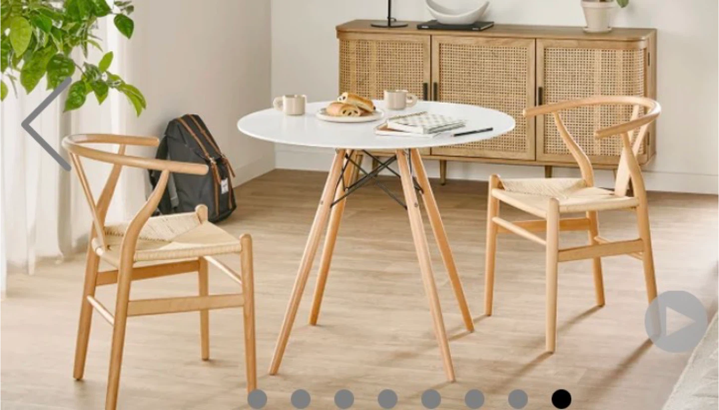 Structube Dining Table, Bench & Two Chairs - photo 2