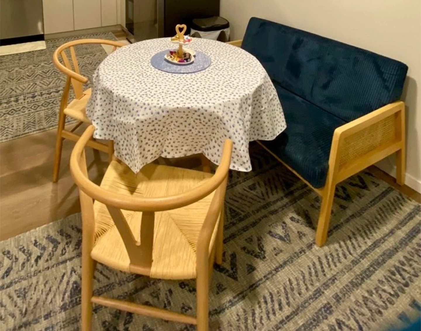 Structube Dining Table, Bench & Two Chairs