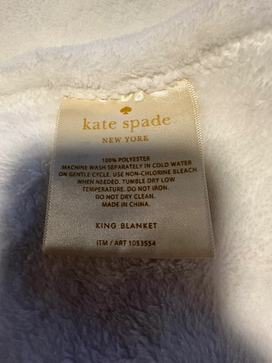 Kate Spade New York King Blanket - White 🏆 - photo 2