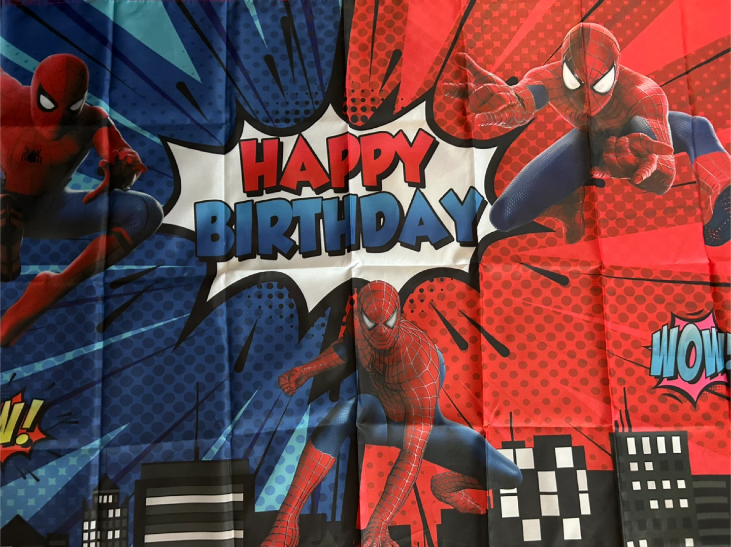 Spider-Man birthday decorations