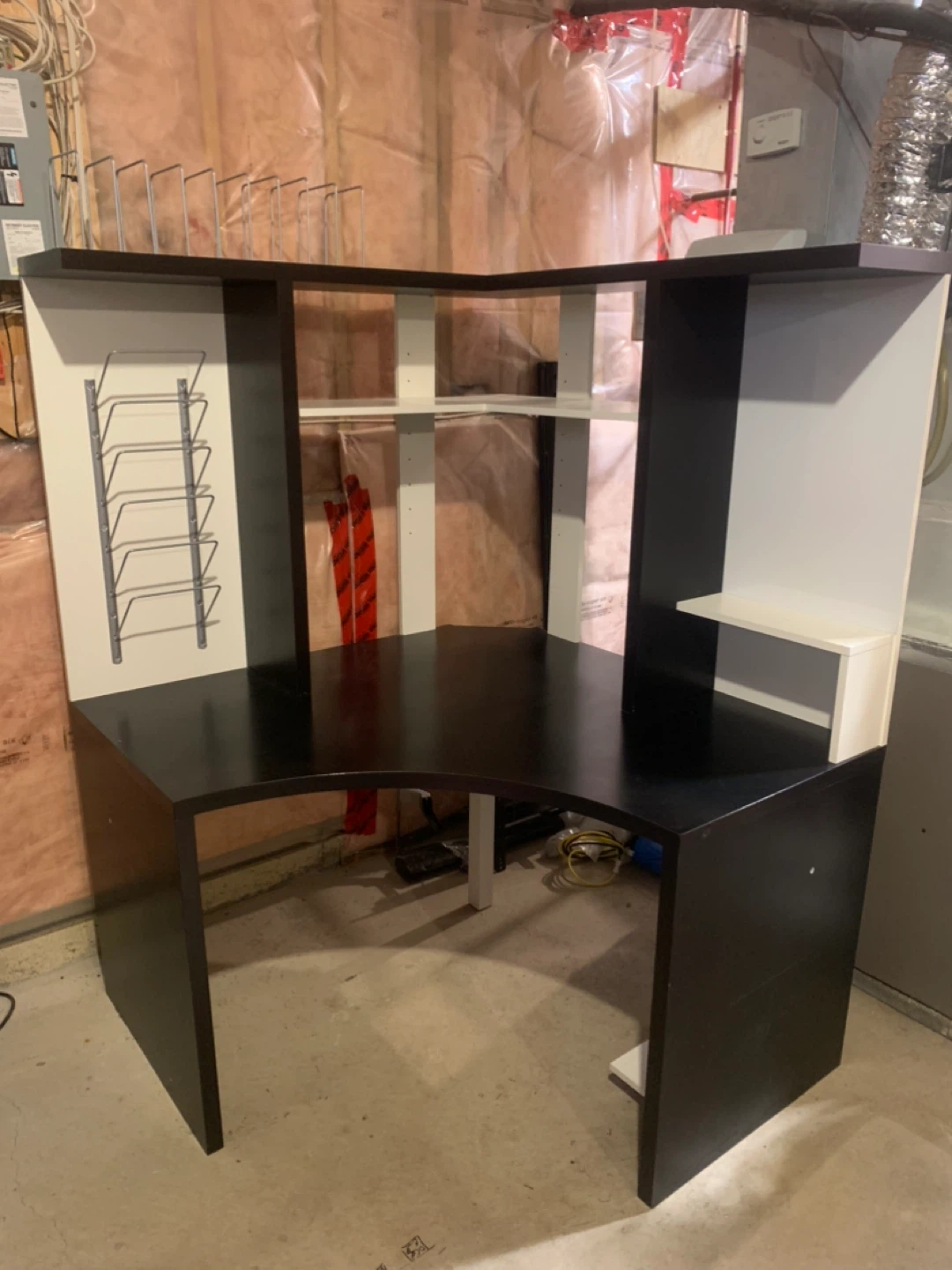 Corner Desk with Shelves