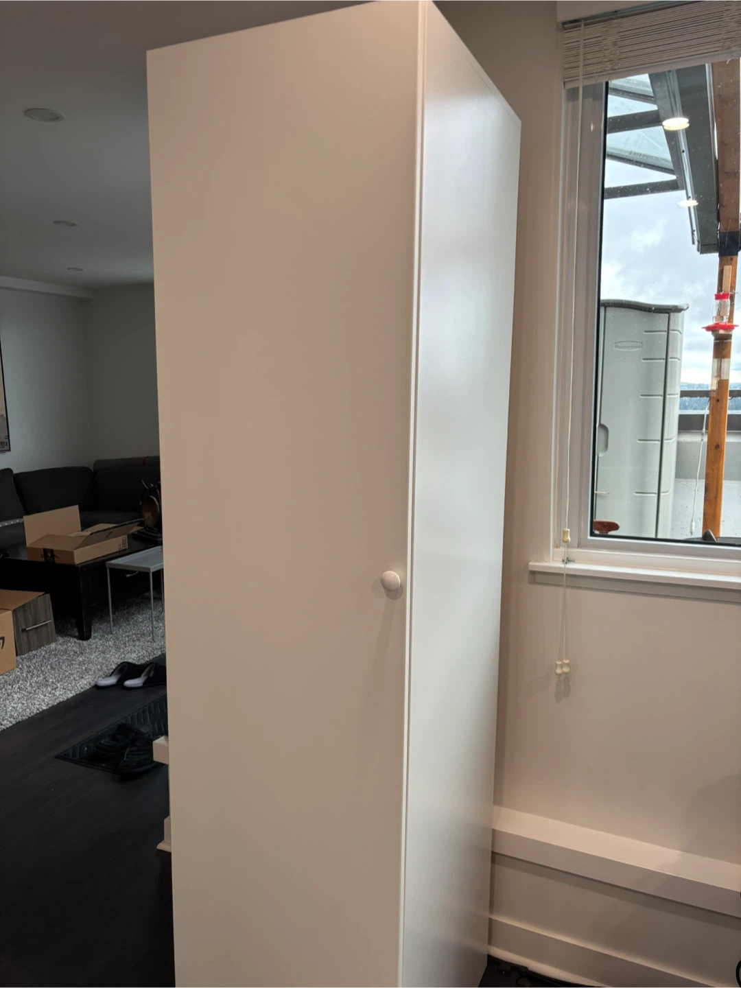 🏆 IKEA White Tall Storage Cabinet with Shelves 🏆