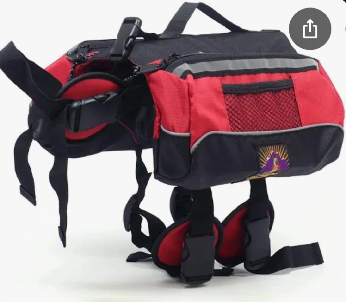 NEW Outward Hound Red Dog Backpack