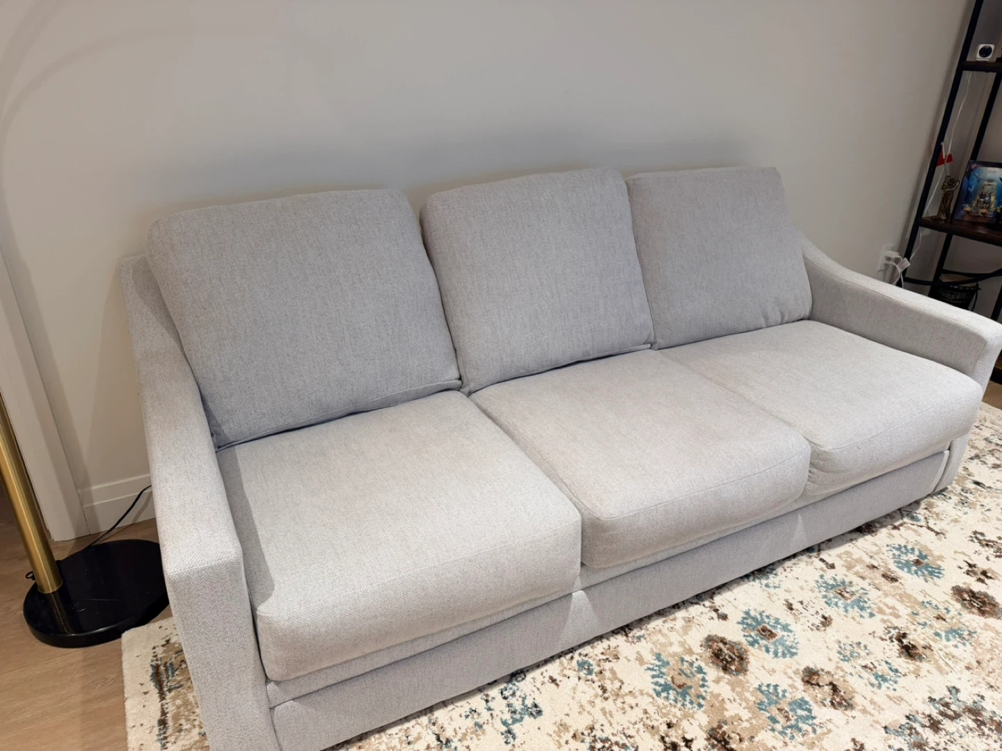 Grey 3-Seater Sofa - photo 2