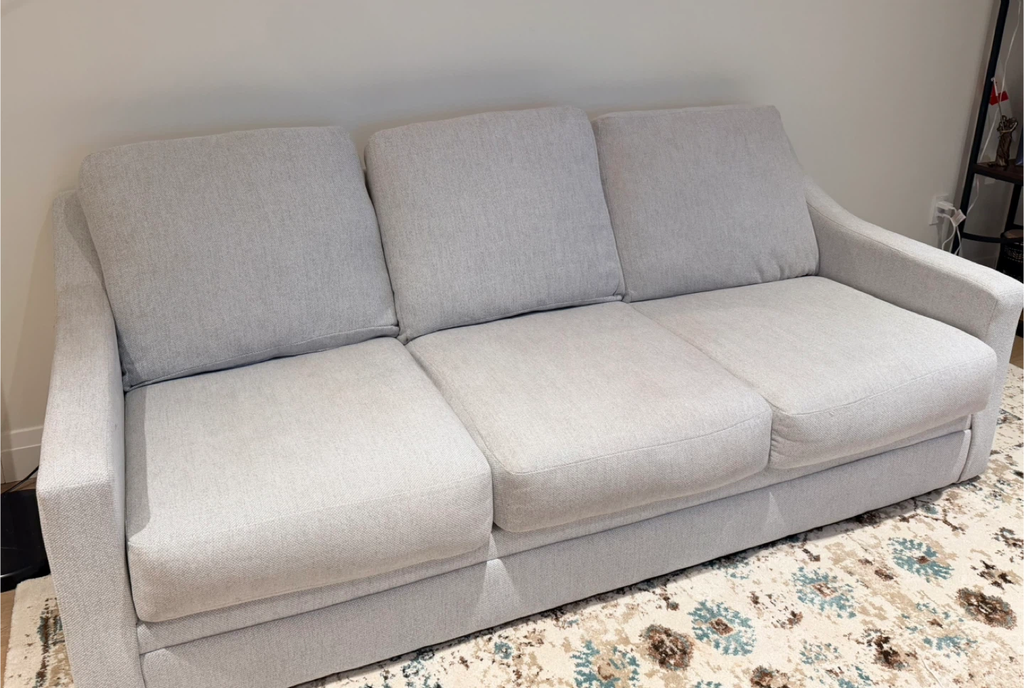 Grey 3-Seater Sofa