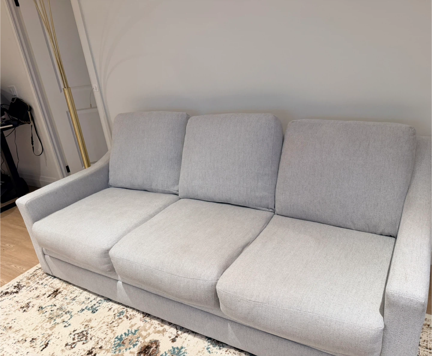 Grey 3-Seater Sofa - photo 4