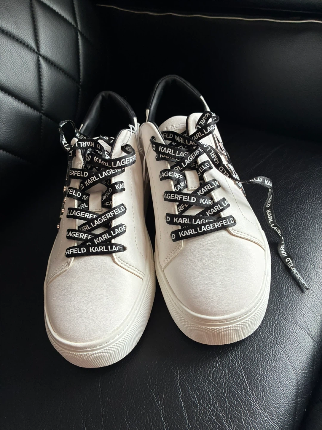 Karl Lagerfeld Karlito Cat & Suit sneakers white leather - photo 4