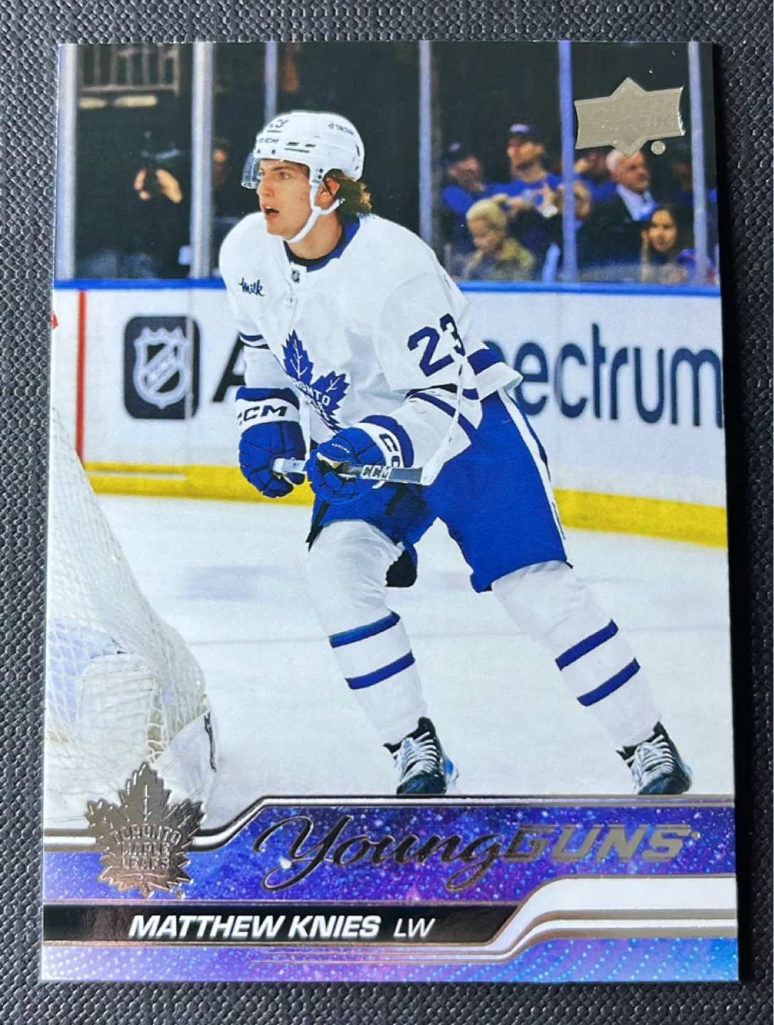 Upper Deck Matthew Knies Young Guns Rookie Card
