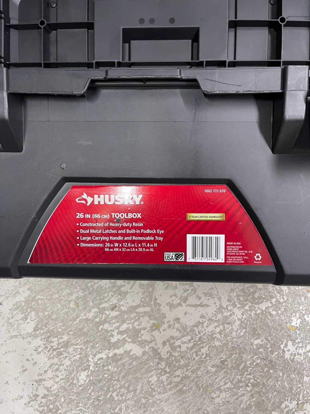 Husky 26 inch Toolbox - photo 4