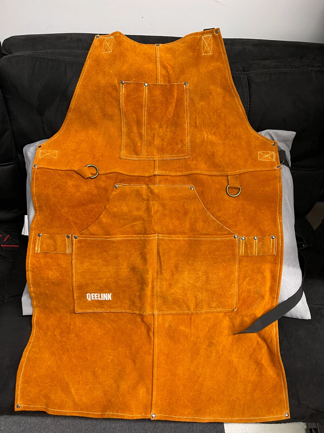 Qeelink Leather Work Apron