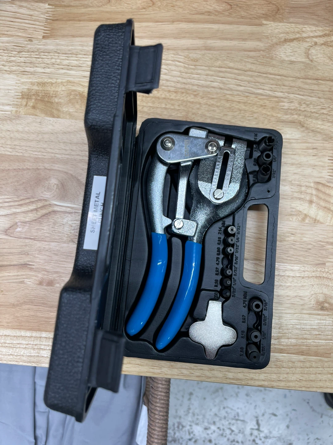 Capri Sheet Metal Punch Tool Set with Case - photo 2