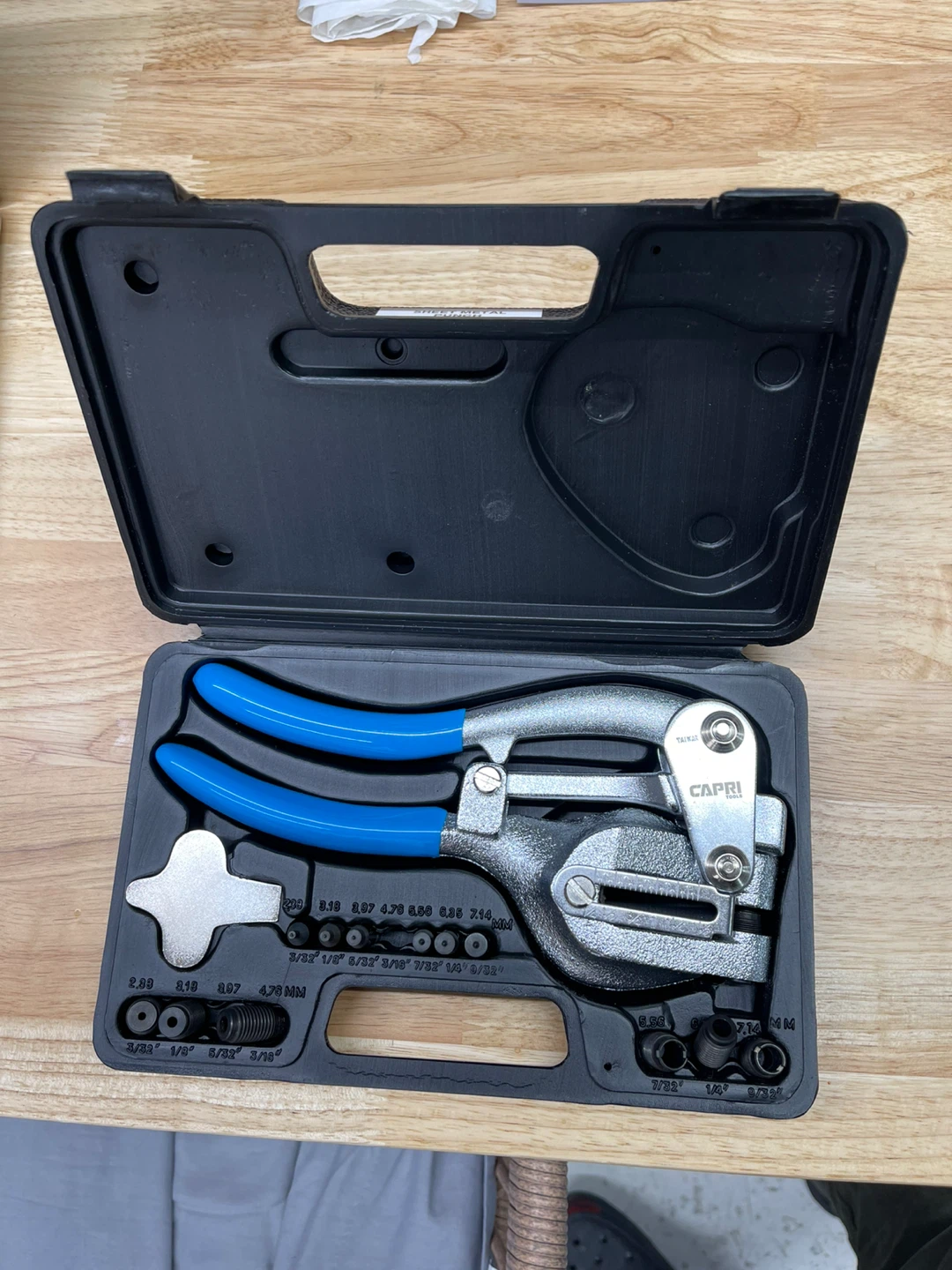 Capri Sheet Metal Punch Tool Set with Case