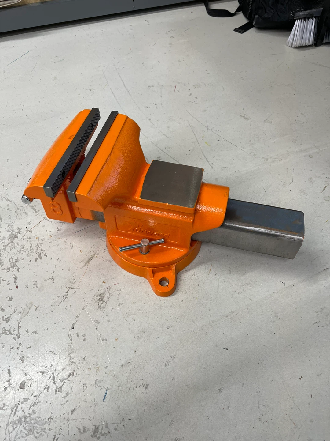 Orange Bench Vise