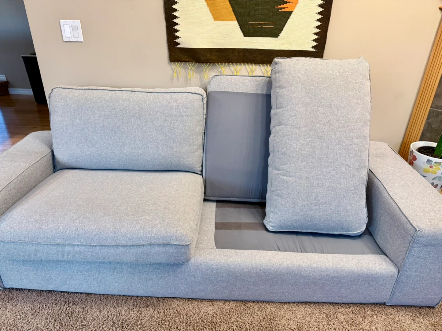 IKEA Kivik Sofa in Tibble bay gray - photo 4