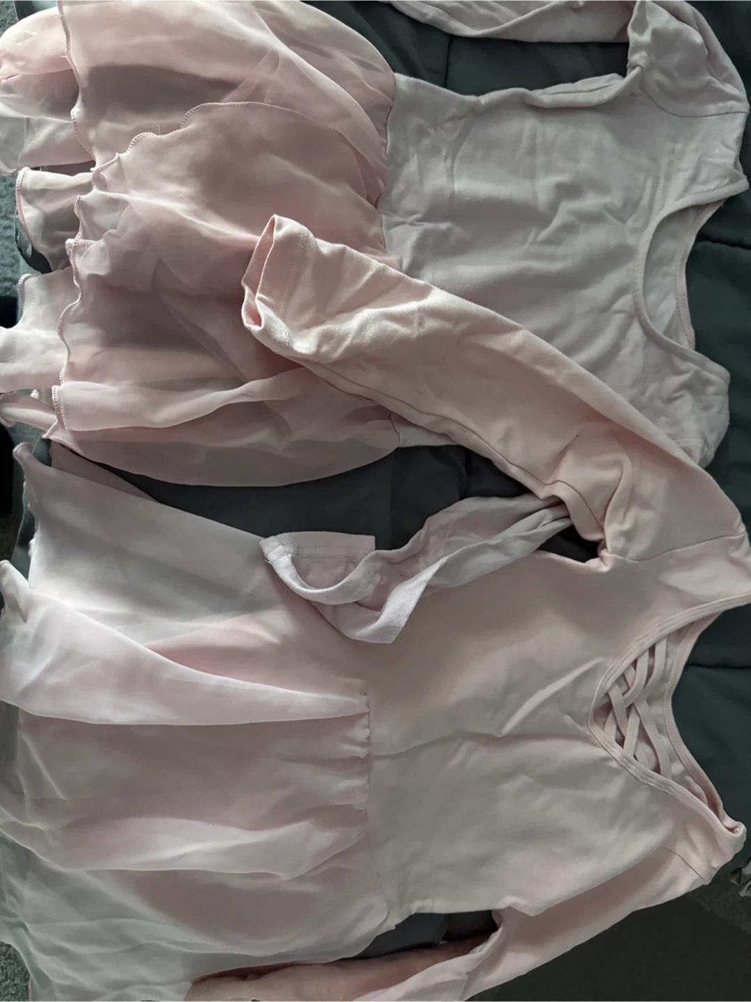 Pink Ballet Leotard and Tights Set - photo 2