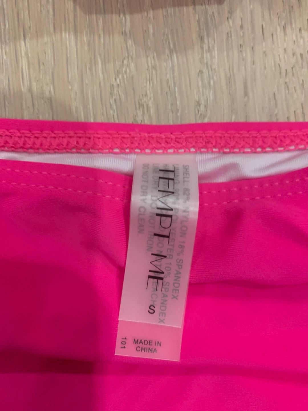 Tempt Me Pink Bikini Set Size S