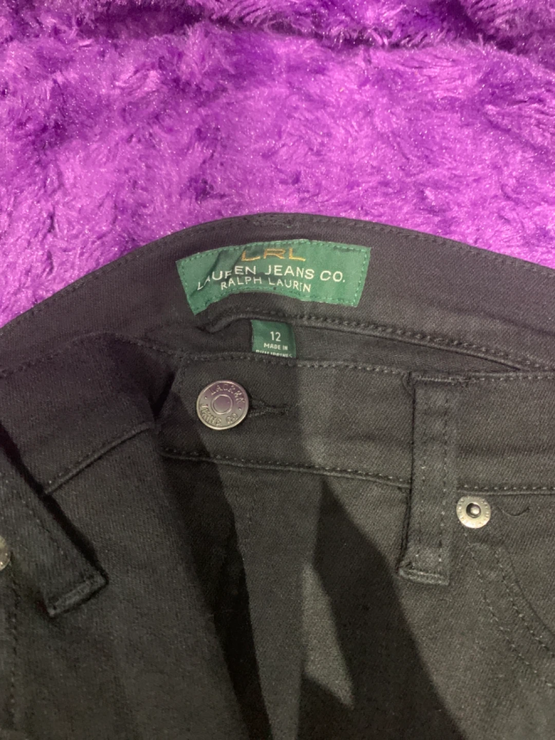Women’s Ralph Lauren Black Jeans - Size 12 - photo 3