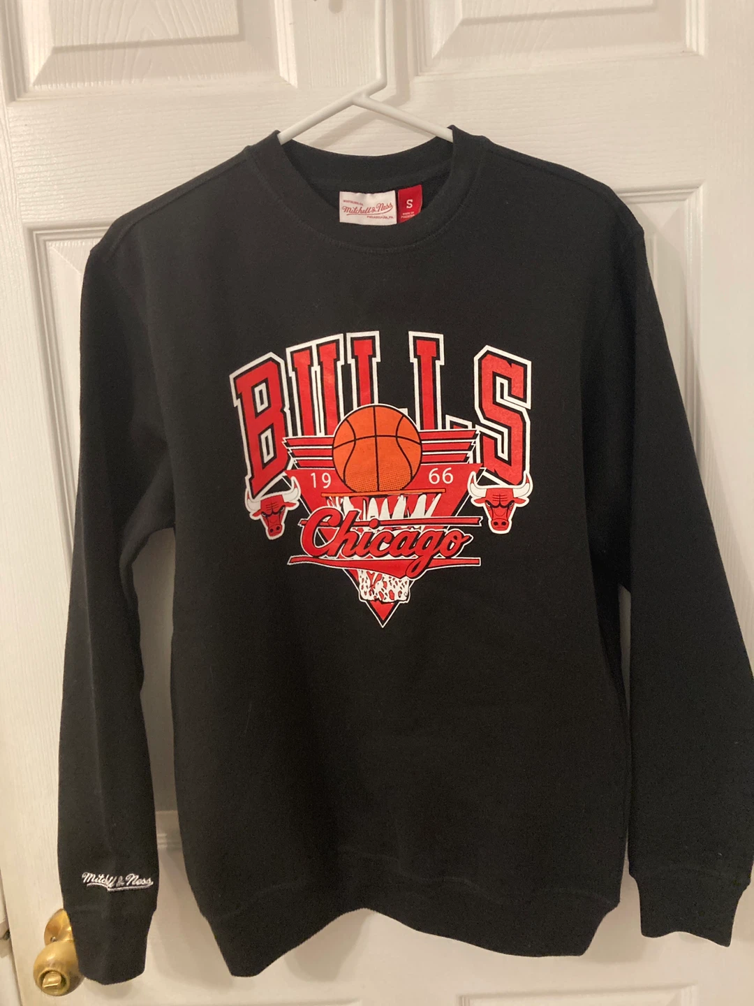 Mitchell & Ness Chicago Bulls Crewneck Sweatshirt Size S