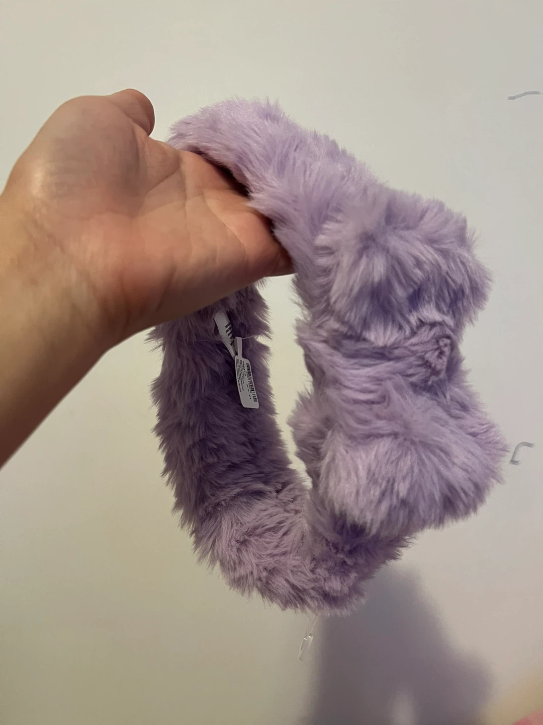 Fuzzy Lavender Headband