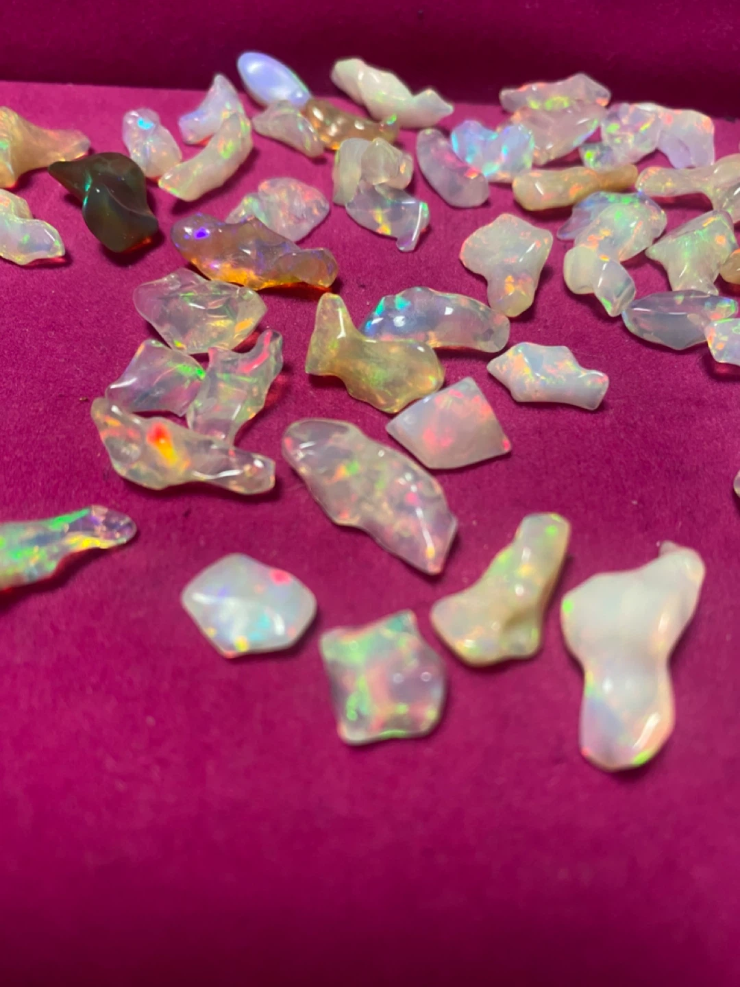 100ct uncut opal parcel (Freeform polish) 🏆 - photo 2