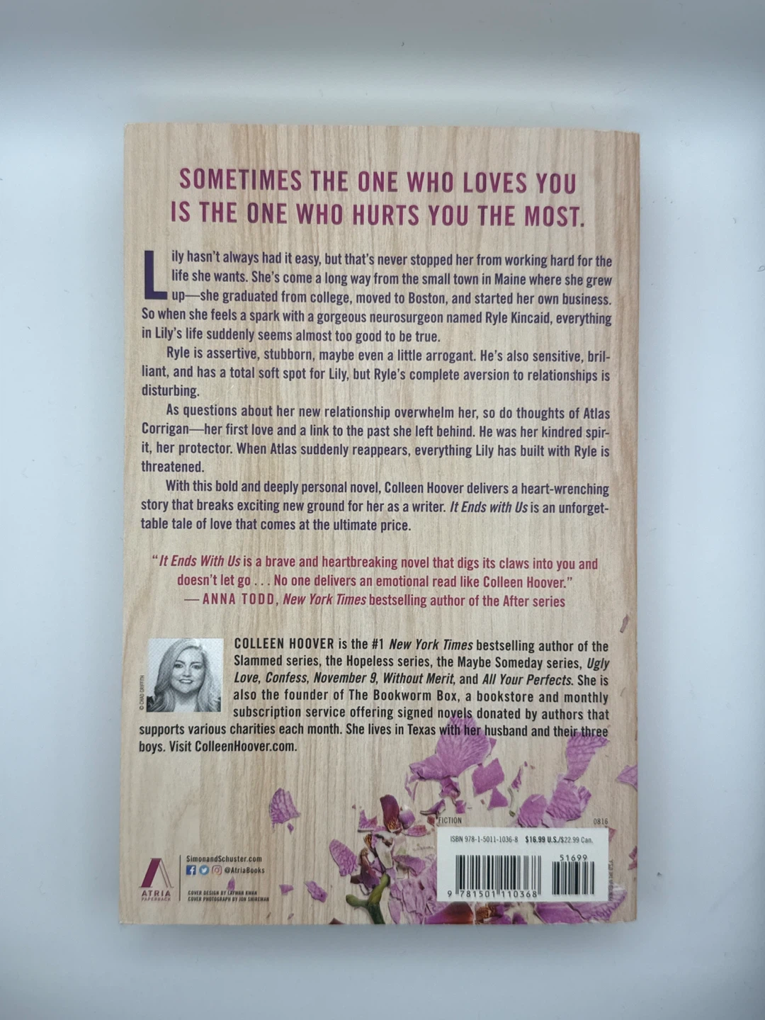 It Ends With Us by Colleen Hoover Novel - photo 2