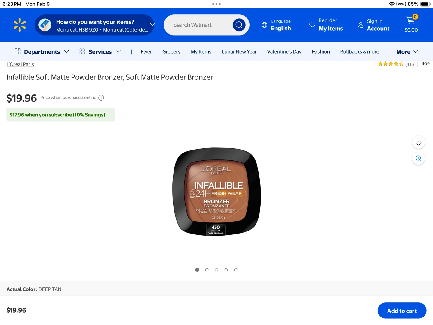 L'Oréal Paris Infallible 24H Fresh Wear Bronzer - photo 3