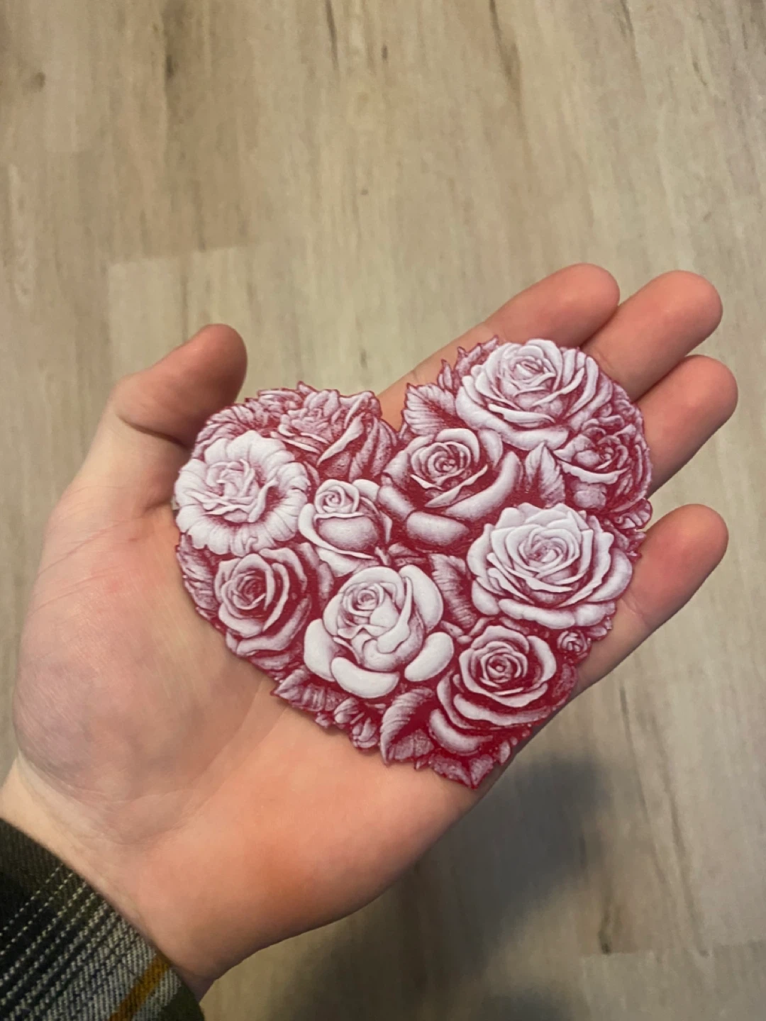 Red Heart Shaped Decorative Item - photo 4