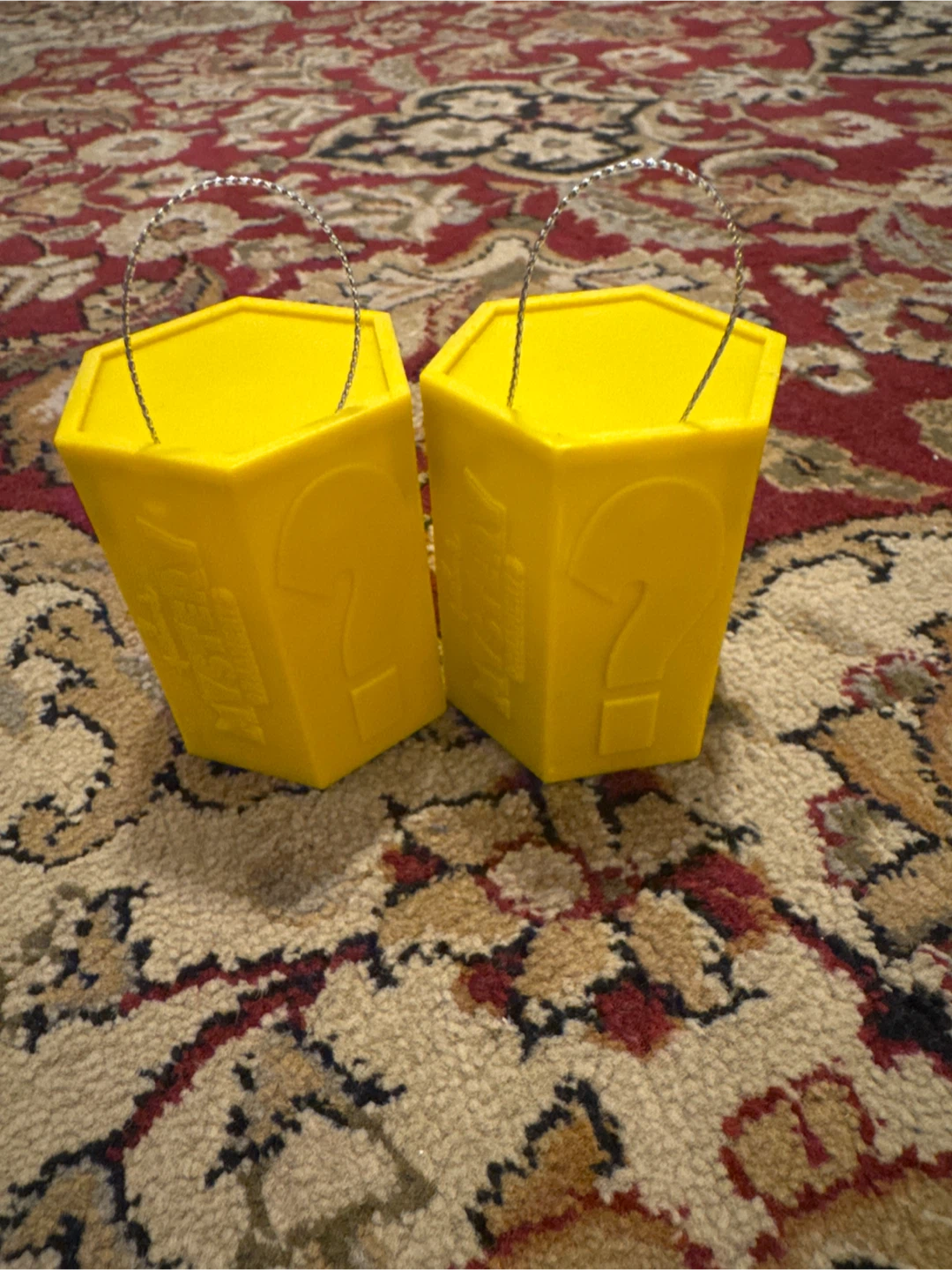 2 Yellow Mystery Bucket Containers - photo 2