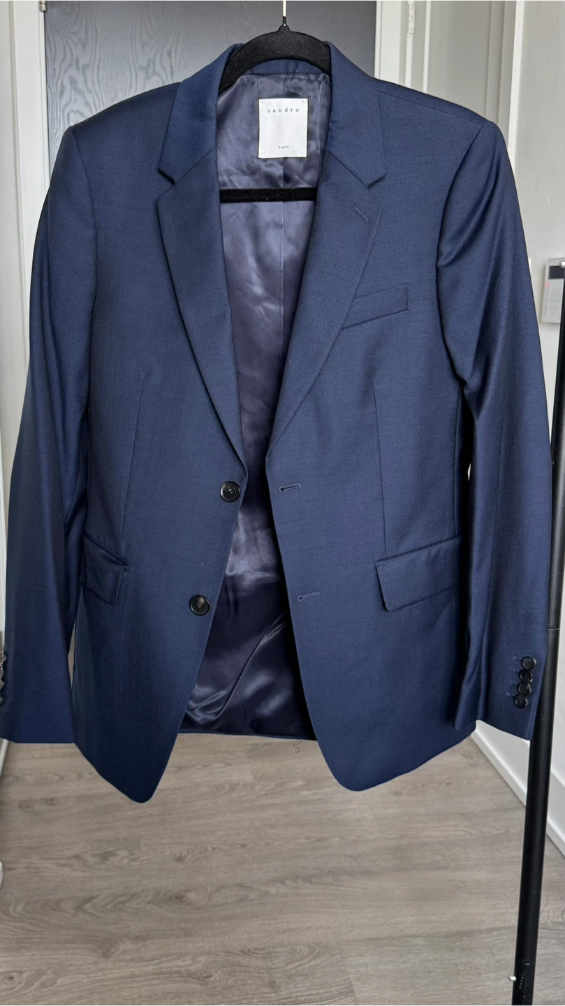 Authentic Sandro Paris Navy Blazer Size 46