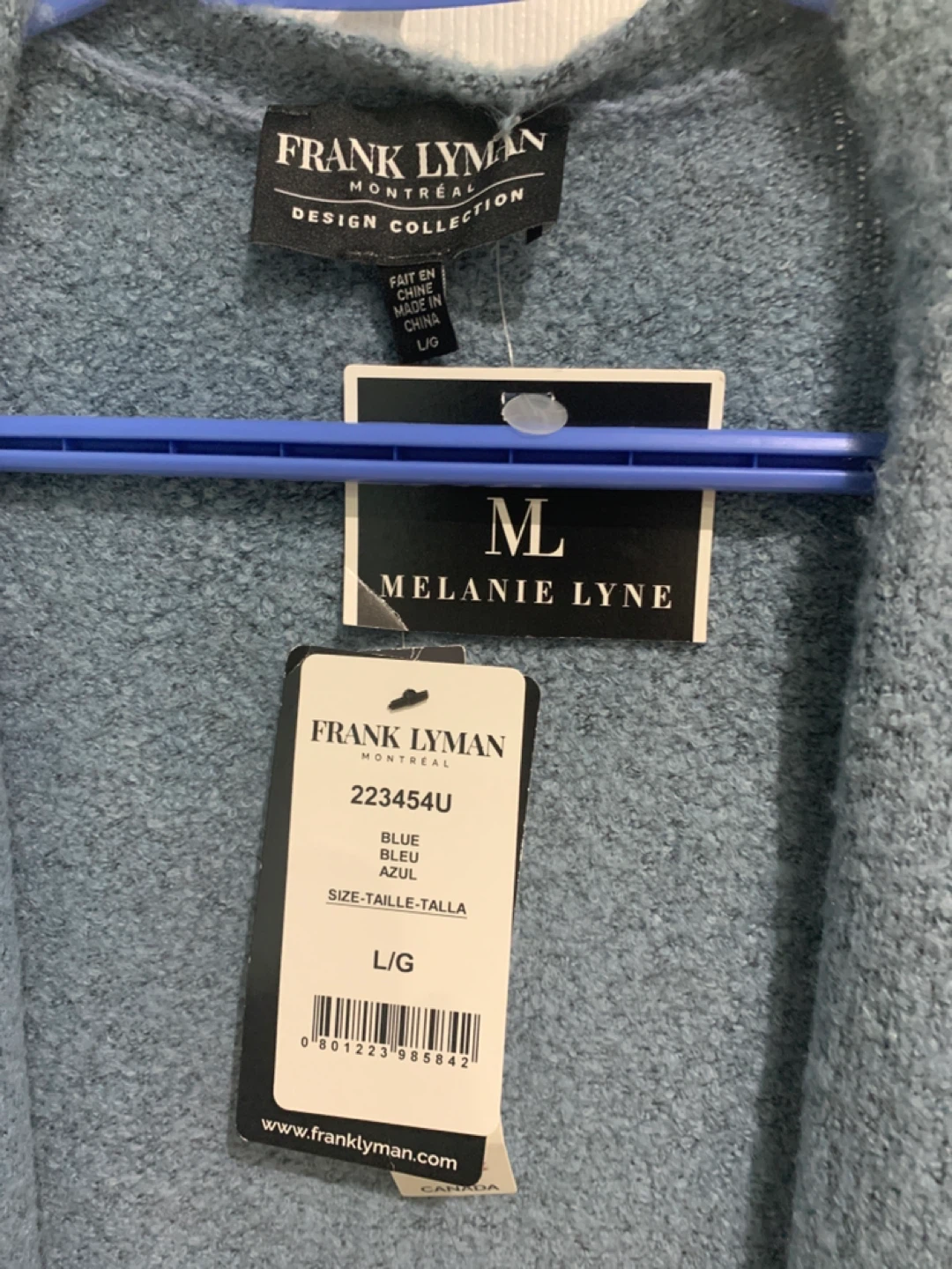 Frank Lyman Blue Cardigan L/G - photo 3