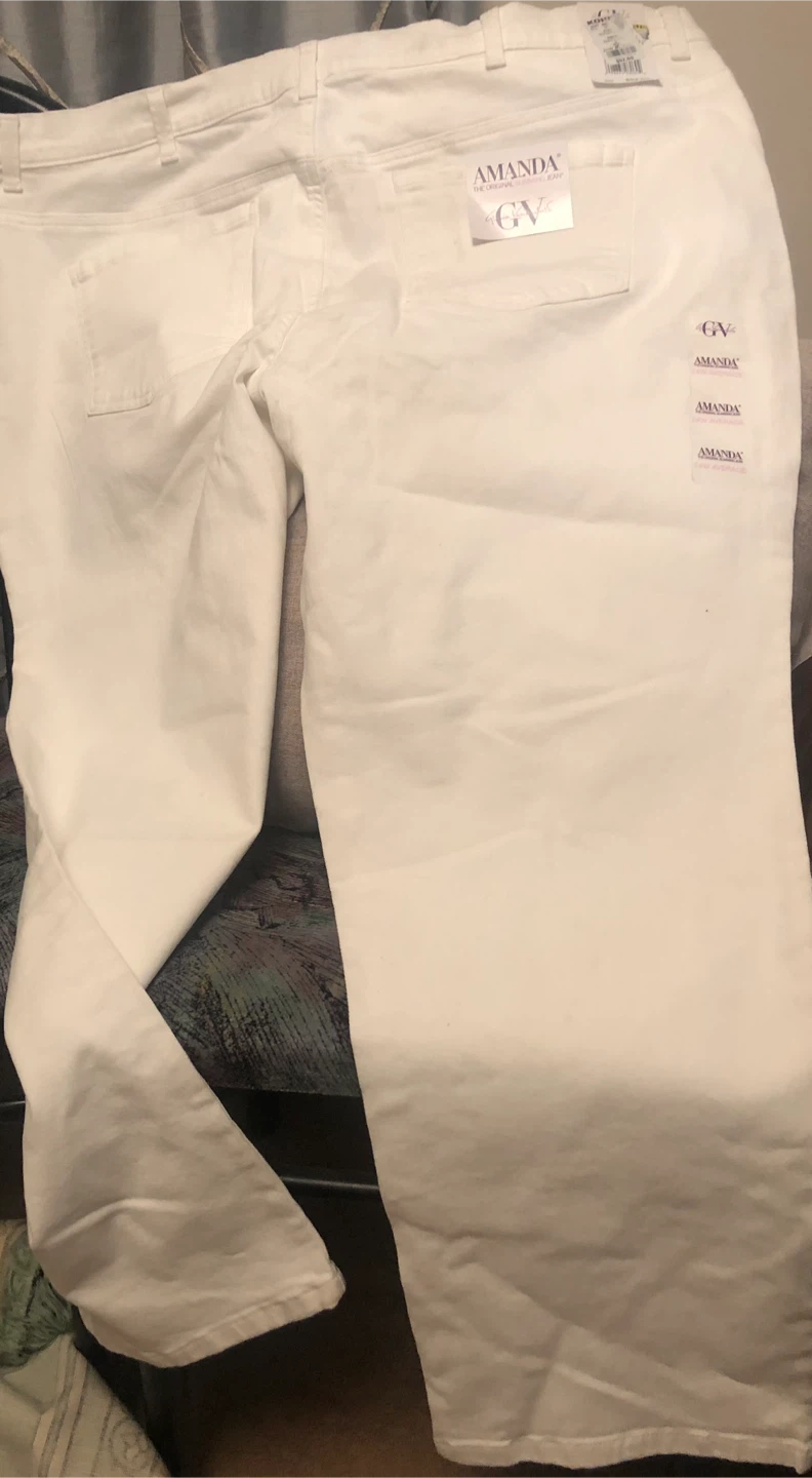 Slimming Jean White Size 24W - photo 3