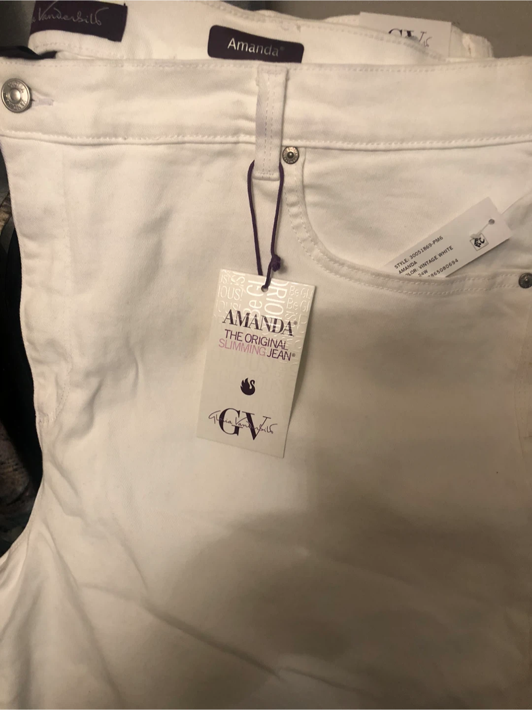 Slimming Jean White Size 24W - photo 2
