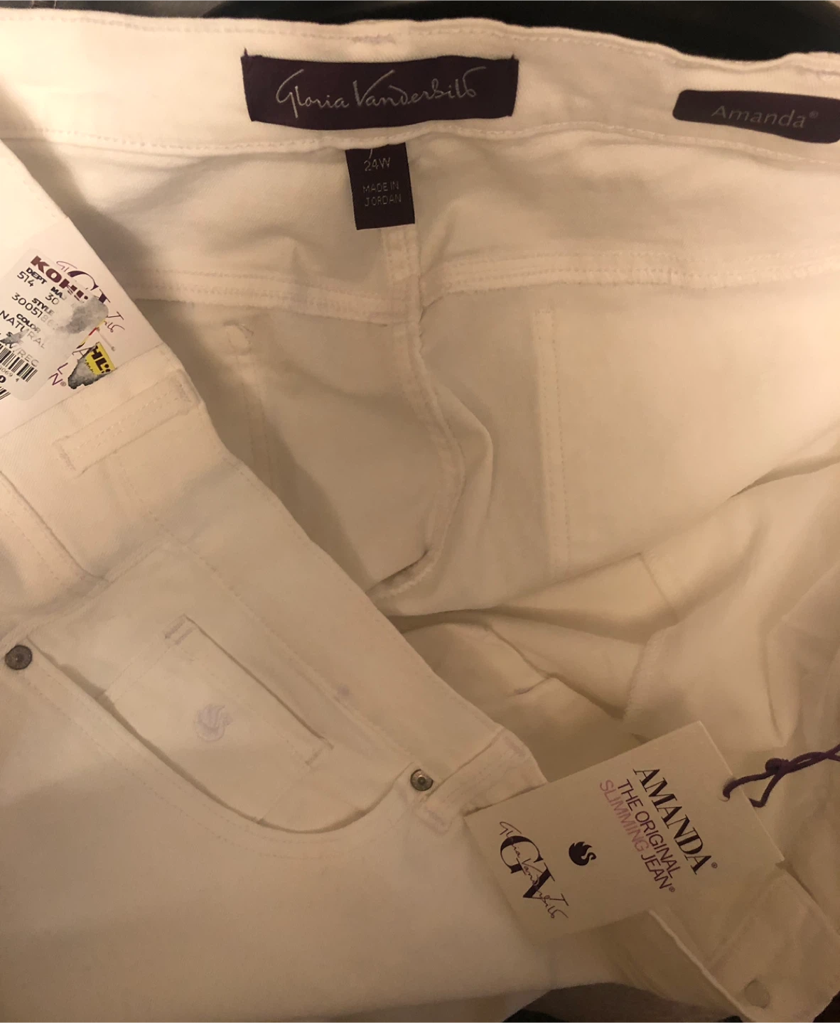 Slimming Jean White Size 24W - photo 5