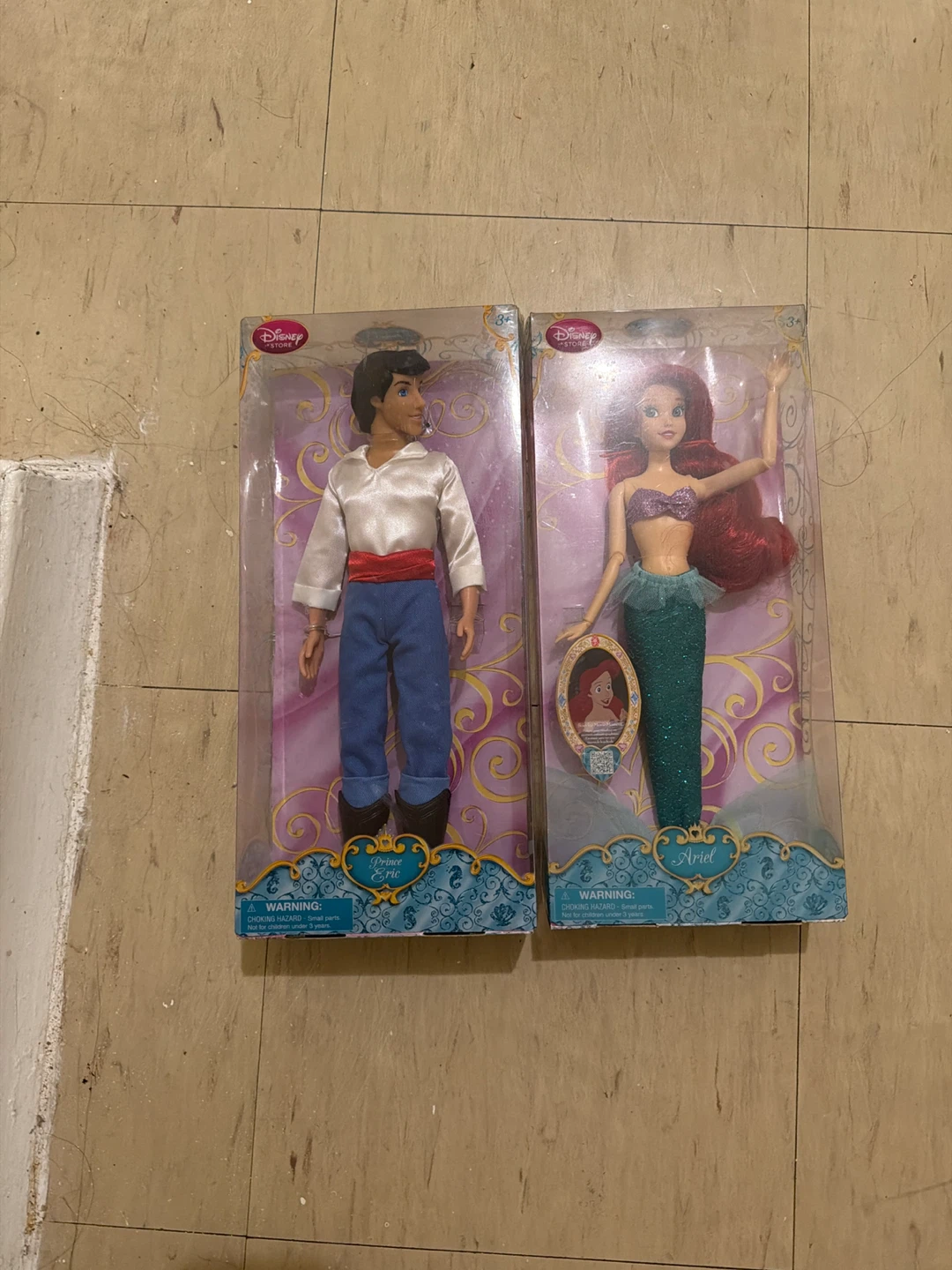 Disney The Little Mermaid Prince Eric & Ariel Dolls