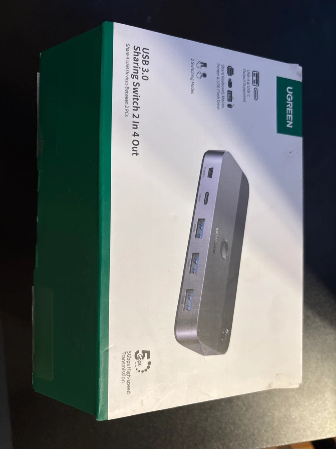 UGREEN USB 3.0 Sharing Switch 2 in 4 Out