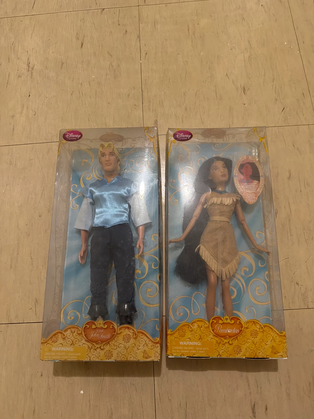 Disney Pocahontas & John Smith Dolls