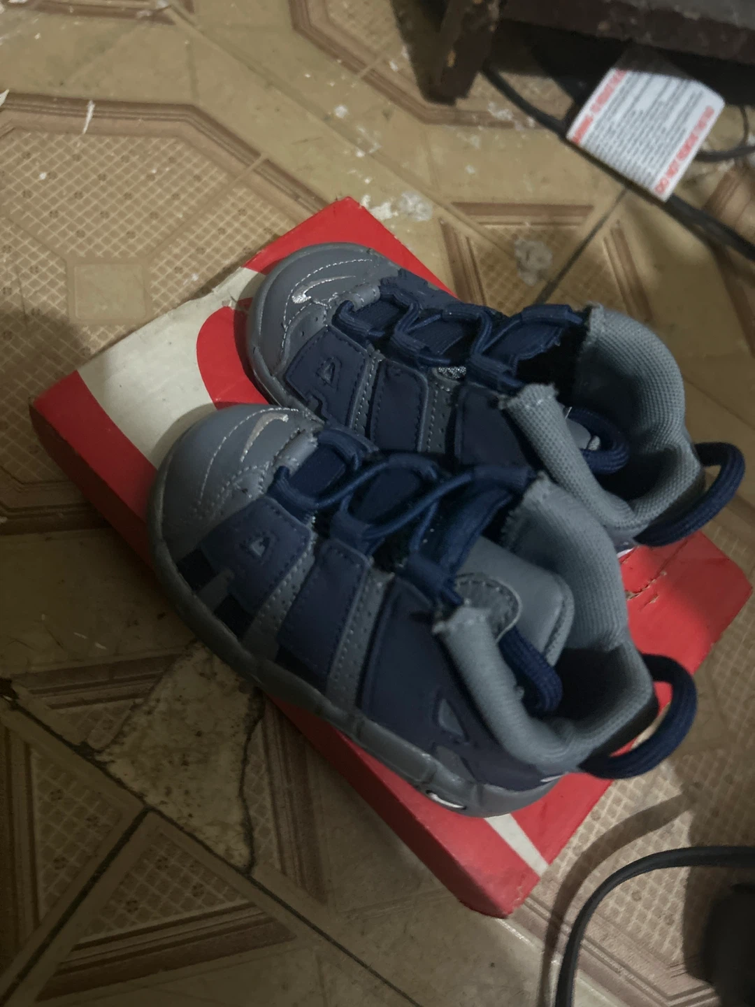 Nike Air More Uptempo Toddler Shoes 5c