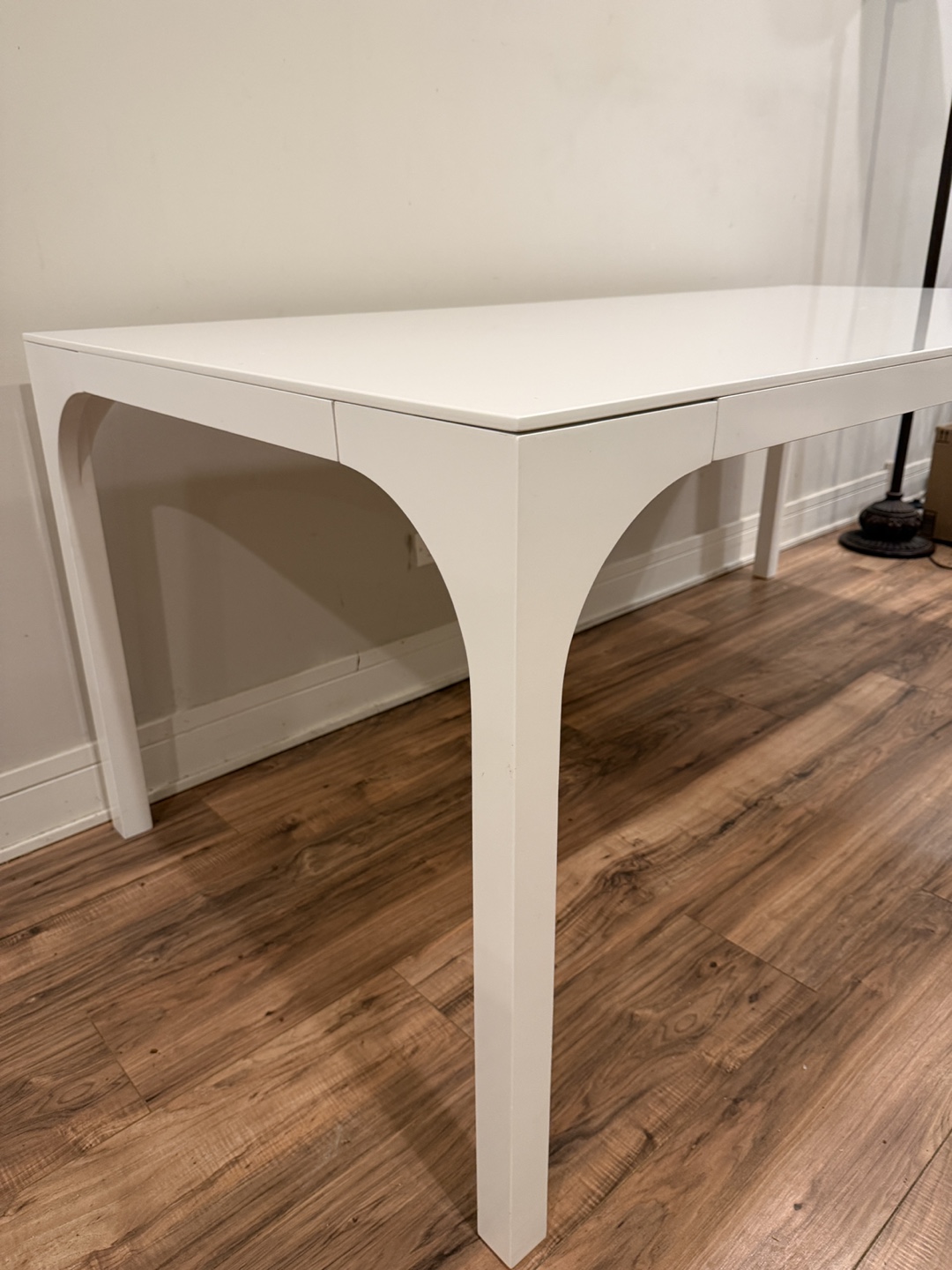 CB2 Aqua Virgo 72" Rectangular White Dining Table - photo 3